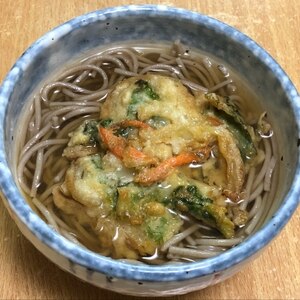 お野菜かき揚げのお蕎麦♪